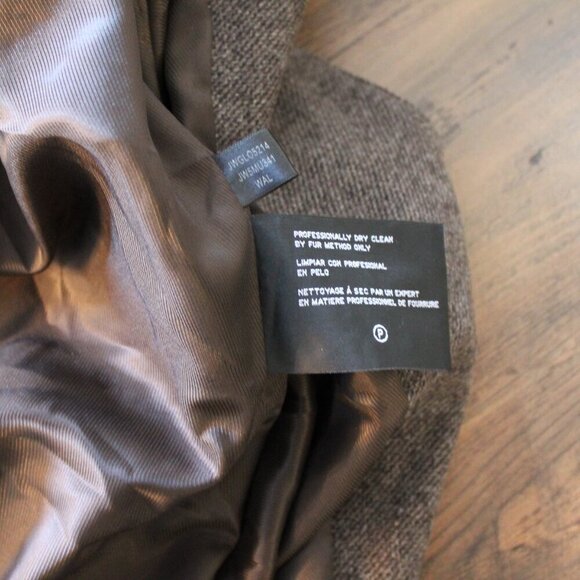 Jones New York Faux Fur Wool Winter Jacket - Picture 3 of 7